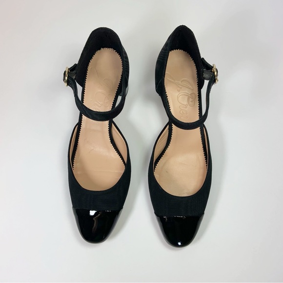 J. Crew Millie Ankle-strap Cap Toe Heels in moiré - Picture 8 of 12